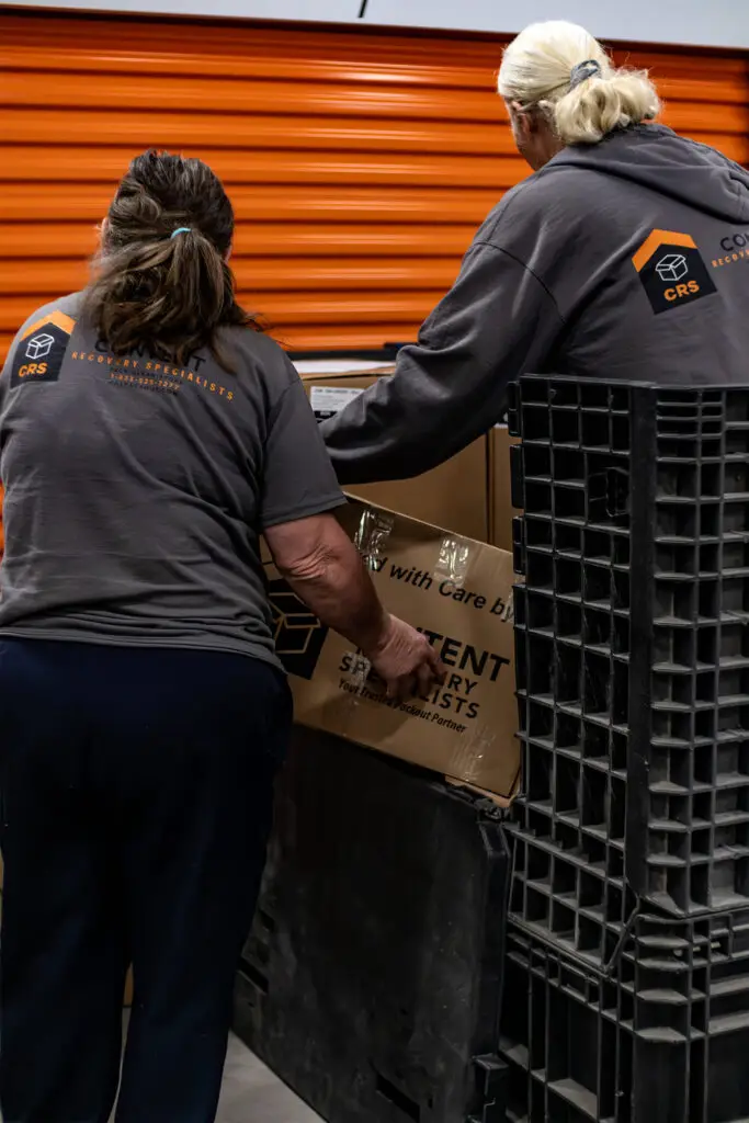 Team of CRS employees working together