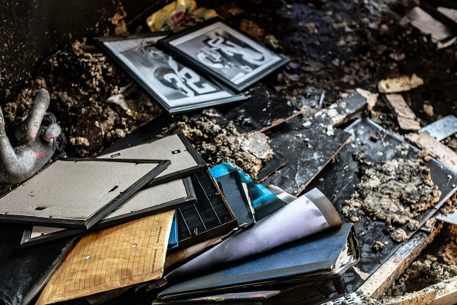 Damaged Artwork and Photos