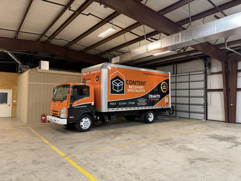 CRS Truck inside the East San Antonio, TX Warehouse