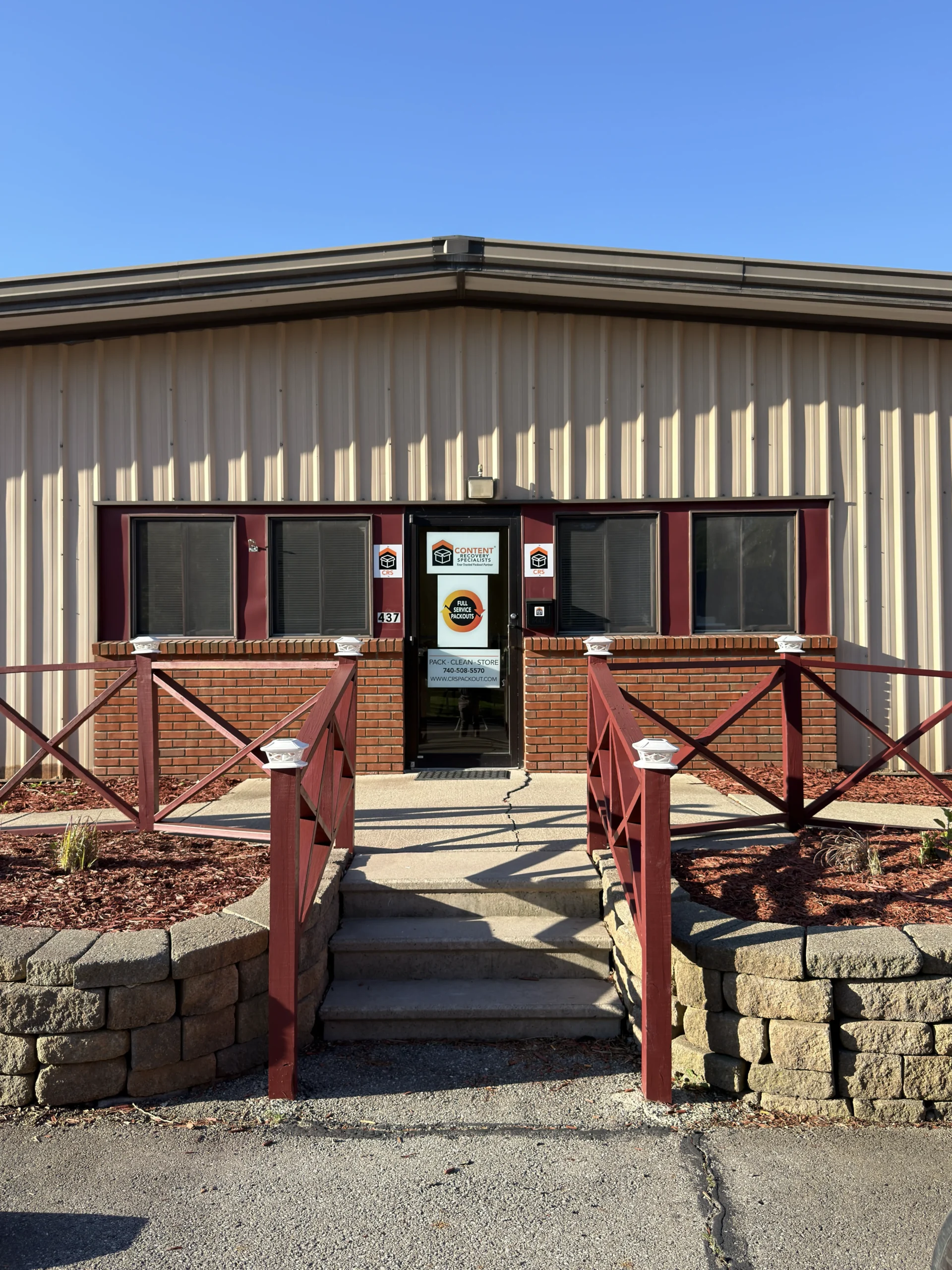 The exterior of Content Recovery Specialists of Dublin, OH