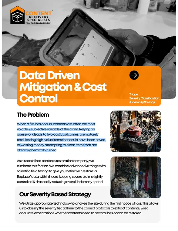 Data Driven Mitigation & Cost Control