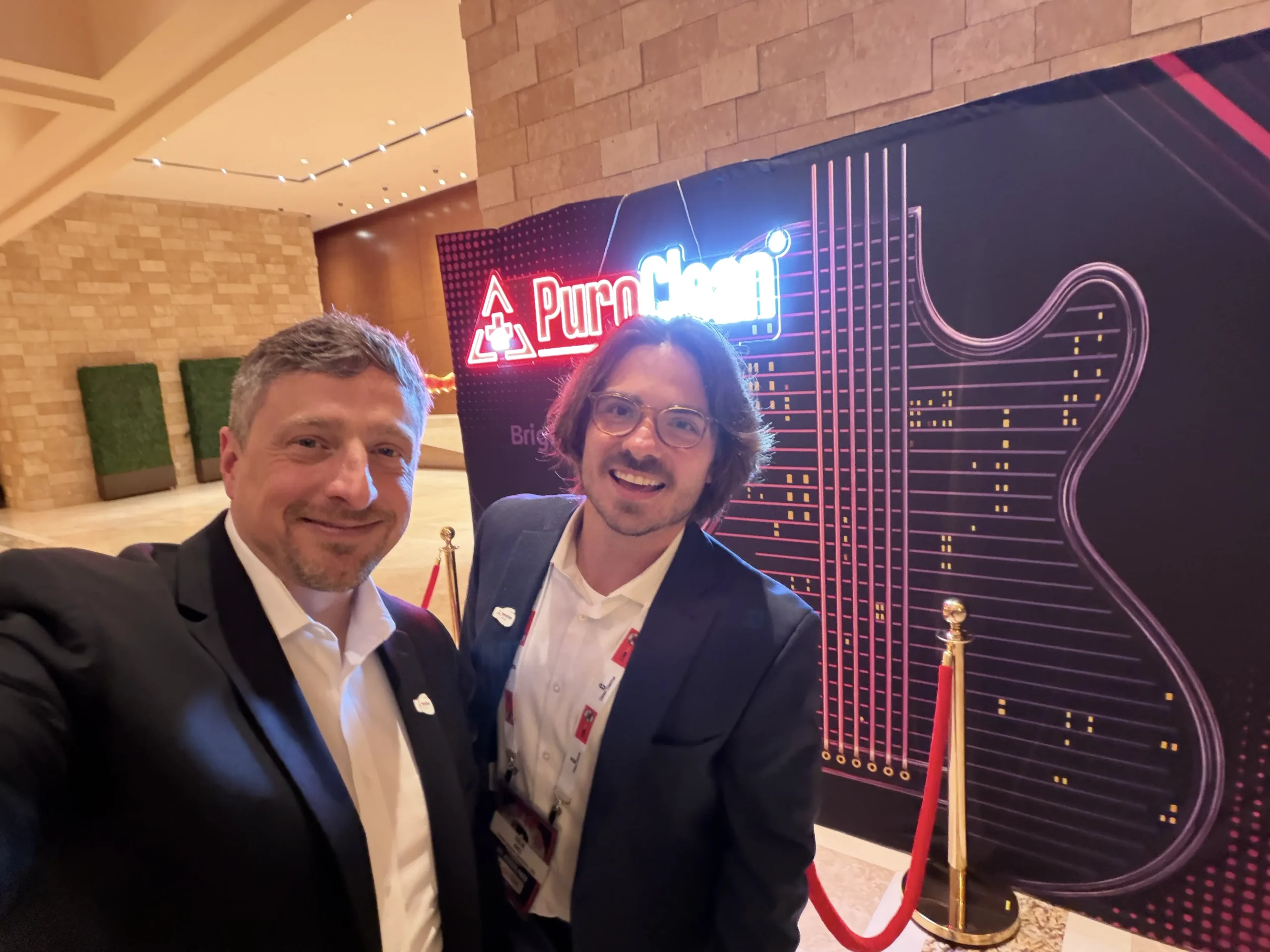 Michael Cowden and olin Jones of Content Recovery Specialists at the 2026 Puroclean International Convention