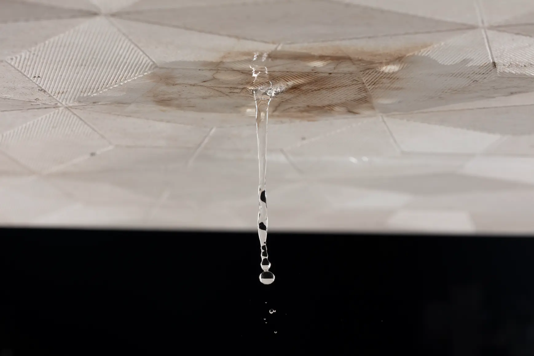 Water dripping from the ceiling